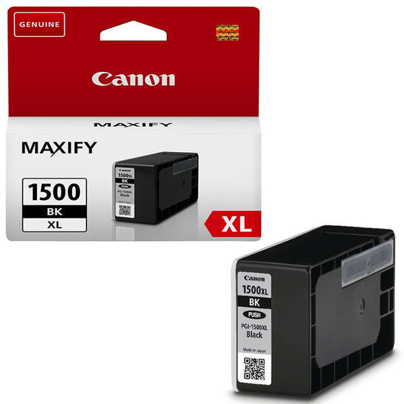 Genuine Canon PGI-1500XL Black Inkjet Cartridge 9182B001AA