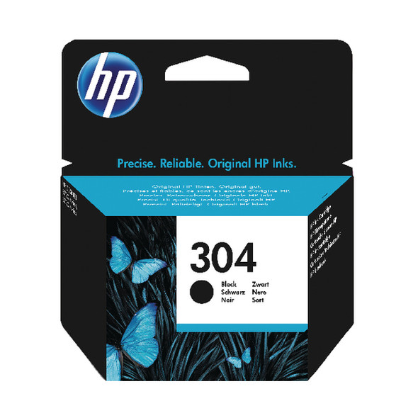 Genuine HP 304 Black Ink Cartridge N9K06AE