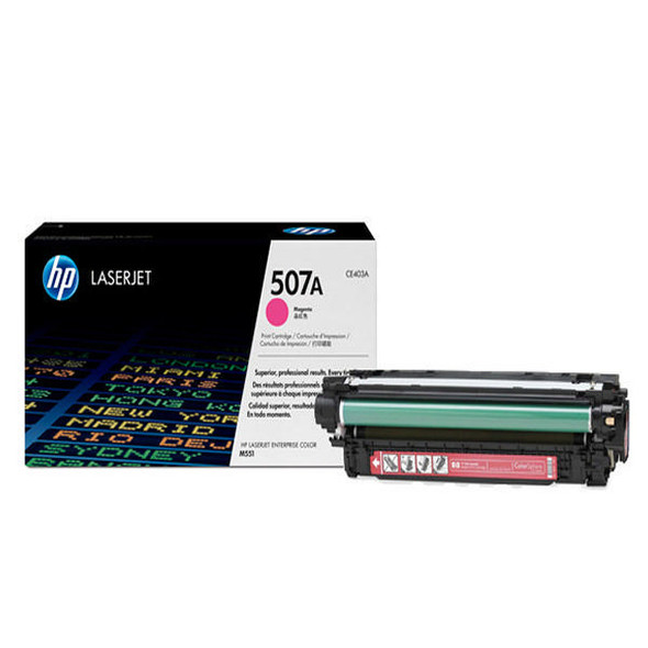 Genuine HP 507A Magenta Toner Cartridge (CE403A)