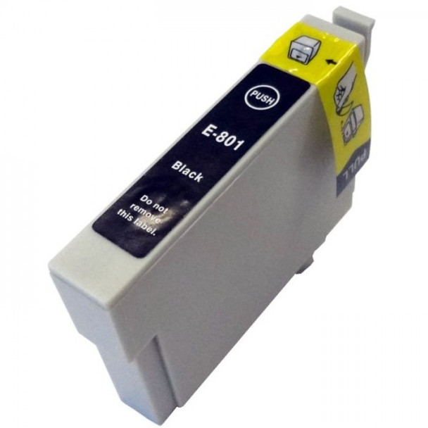 Compatible Epson T0801 Black Inkjet Cartridge