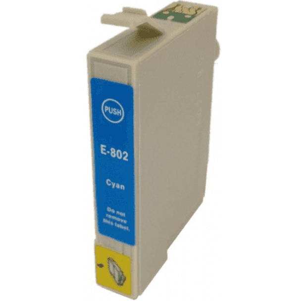 Compatible Epson T0802 Cyan Inkjet Cartridge