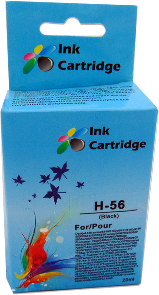 Compatible HP 56 Black Inkjet Cartridge