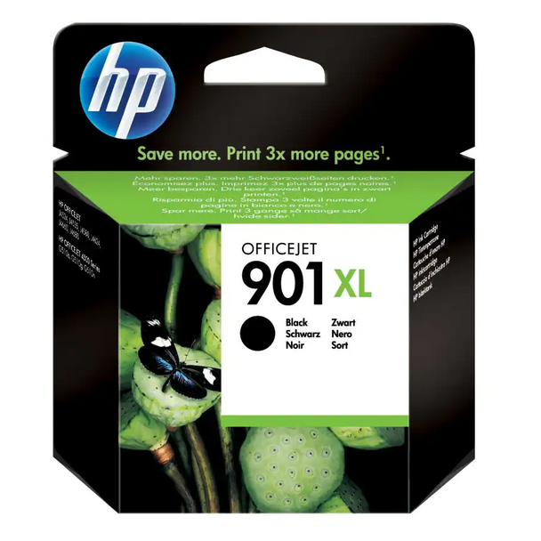 Genuine HP 901XL High Yield Black Inkjet Cartridge CC654AE