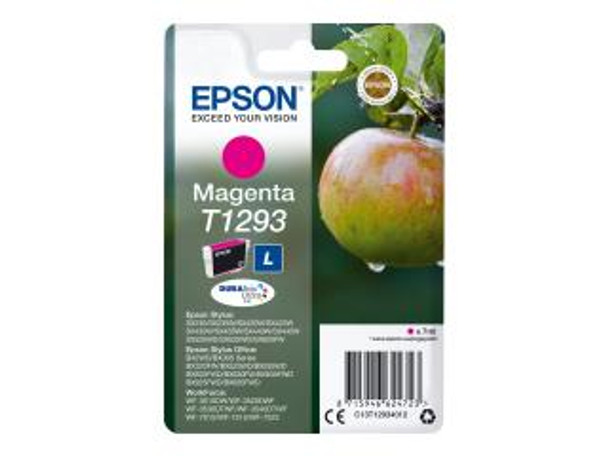 Genuine Epson T1293 Magenta High Yield Inkjet Cartridge C13T12934011 (Apple)