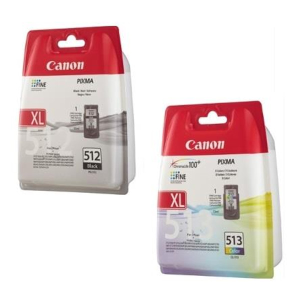 Genuine Canon PG-512/CL-513 Cartridge Combo Pack