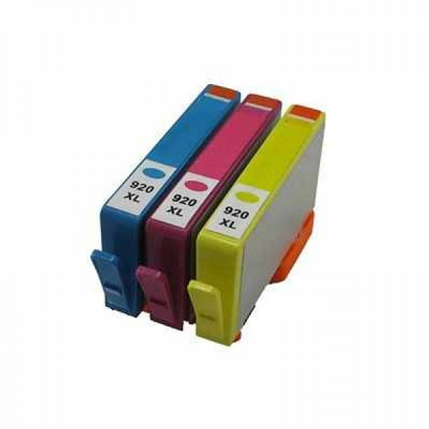 Compatible HP 920XL CMY Ink Cartridge Value Pack
