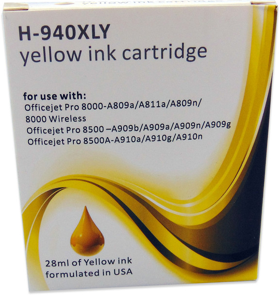 Compatible HP 940XL Yellow Inkjet Cartridge
