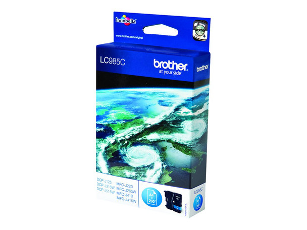 Genuine Brother LC985 Cyan Inkjet Cartridge