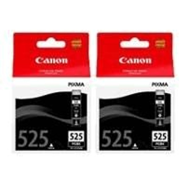 Genuine Canon PGI-525 Black Inkjet Cartridges Twin Pack