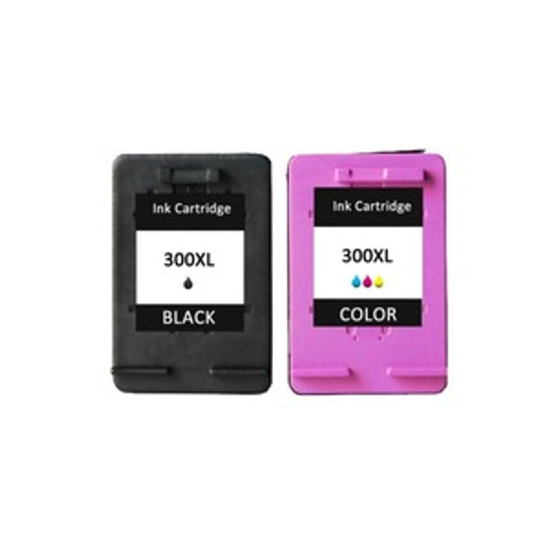 Compatible HP 300XL Black/Tri Colour Multipack CN637EE