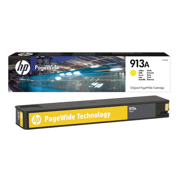 HP 913A Yellow PageWide Inkjet Cartridge F6T79AE