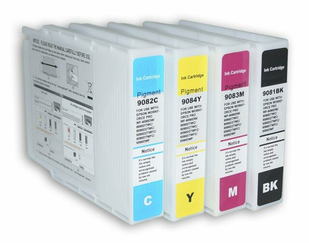 Compatible Epson T9081 Ink Cartridge Multipack (B/C/M/Y)