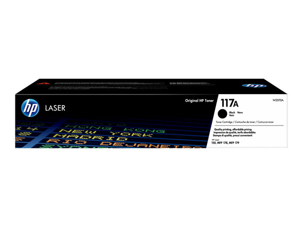 Genuine HP 117A (W2070A) Black Toner Cartridge