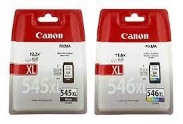 Canon PG-545XL CL-546XL Twin Pack Cartridges Pack of 2