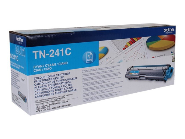 Genuine Brother TN241C Cyan Toner Cartridge