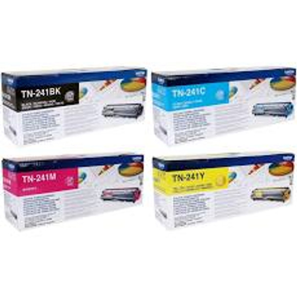 Genuine Brother TN241 BCMY Toner Cartridge Multipack