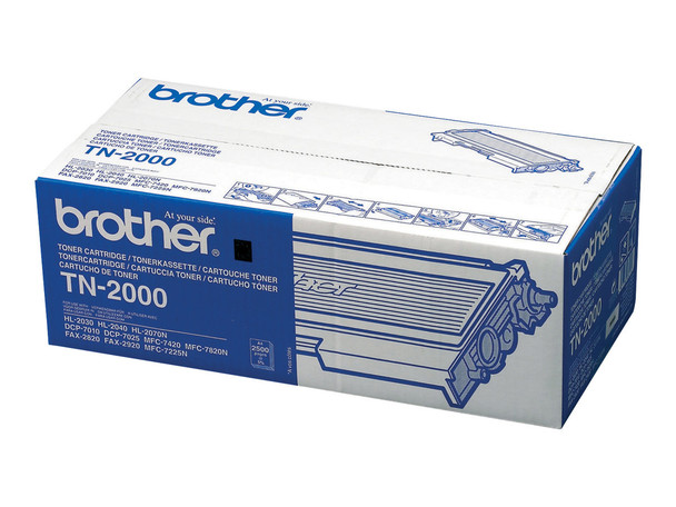 Genuine Brother TN2000 Black Toner Cartridge