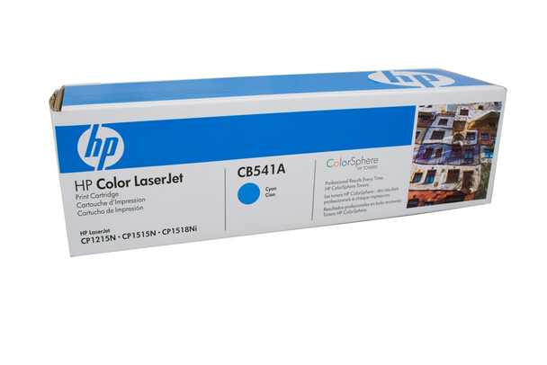 Genuine HP 125A Cyan Toner Cartridge (CB541A)