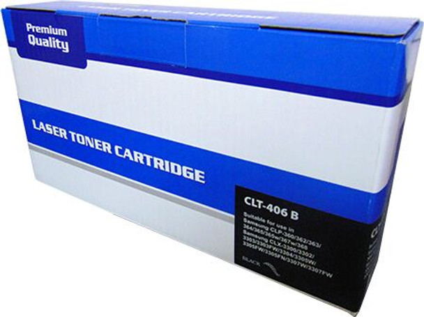 Compatible Samsung CLT-K406S Black Toner Cartridge