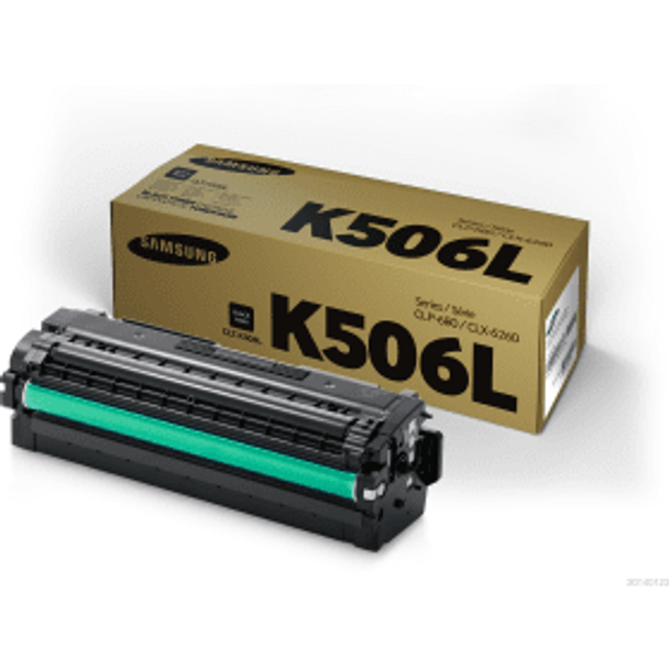 Genuine Samsung K506L Black Toner Cartridge High Yield CLT-K506L/ELS