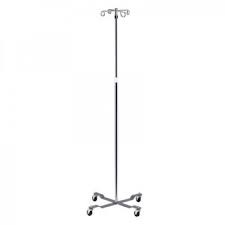 Clinton Economy 4-Leg, 4-Hook IV Pole