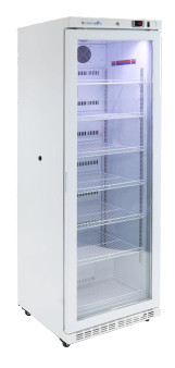 14 Cu. Ft. Glass Door Upright Refrigerator