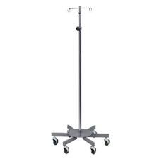 Clinton Six-Leg, 4-Hook Infusion Pump Stand