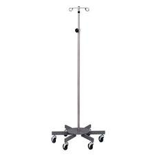 Clinton 5-Leg, 4-Hook IV Pole