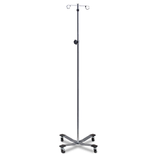 Clinton Heavy Base, 2-Hook IV Pole