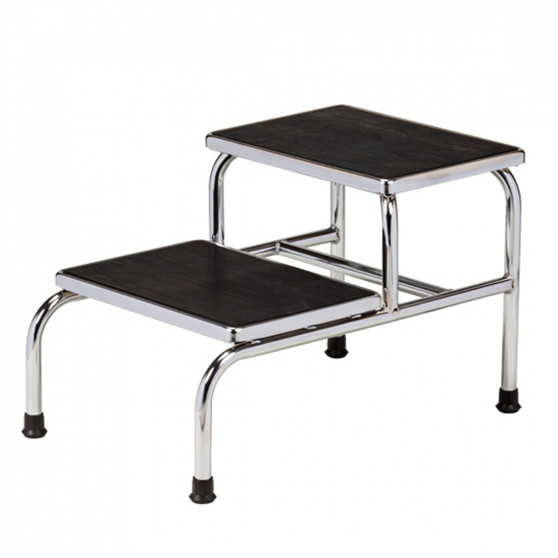Clinton Chrome Two-Step Step Stool