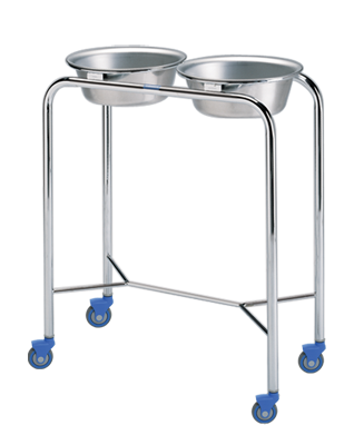 Pedigo Double Basin Stand, Stainless Steel