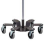 Clinton Six-Leg, 4-Hook, Heavy Base Infusion Pump Stand