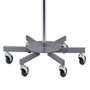 Clinton Six-Leg, 2-Hook Infusion Pump Stand