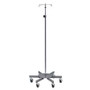 Clinton Six-Leg, 4-Hook Infusion Pump Stand