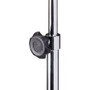 Clinton Economy Stainless Steel* IV Pole with Welded 2-Hook Top