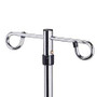 Clinton 5-Leg, 2-Hook IV Pole