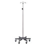Clinton 5-Leg, 4-Hook IV Pole