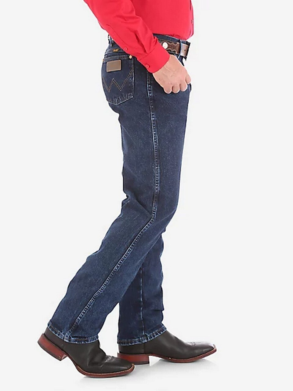 Wrangler Cowboy CutÂ® Men's Dark Stone Original Fit Jeans