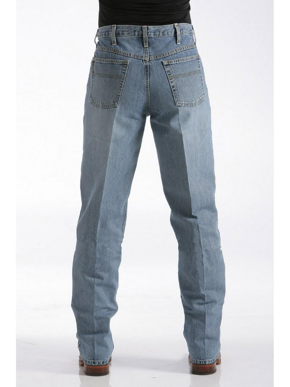 CinchÂ® Men's Black Label Light Stonewash Jeans