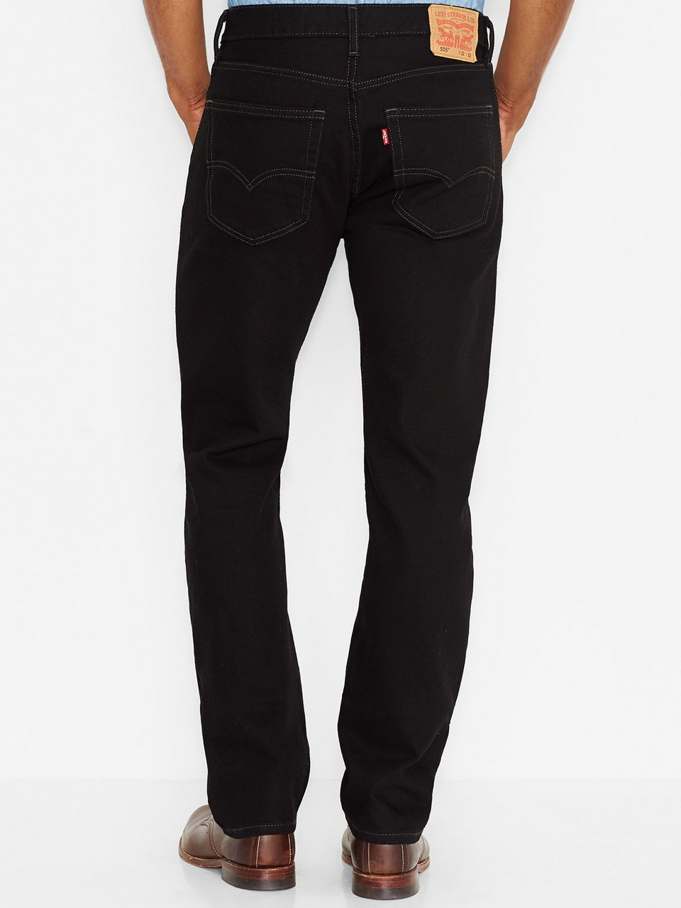 mens levis 505 black