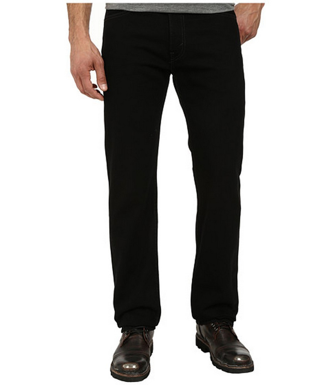 Levi'sÂ® Men's 505 Regular Fit Black Jeans