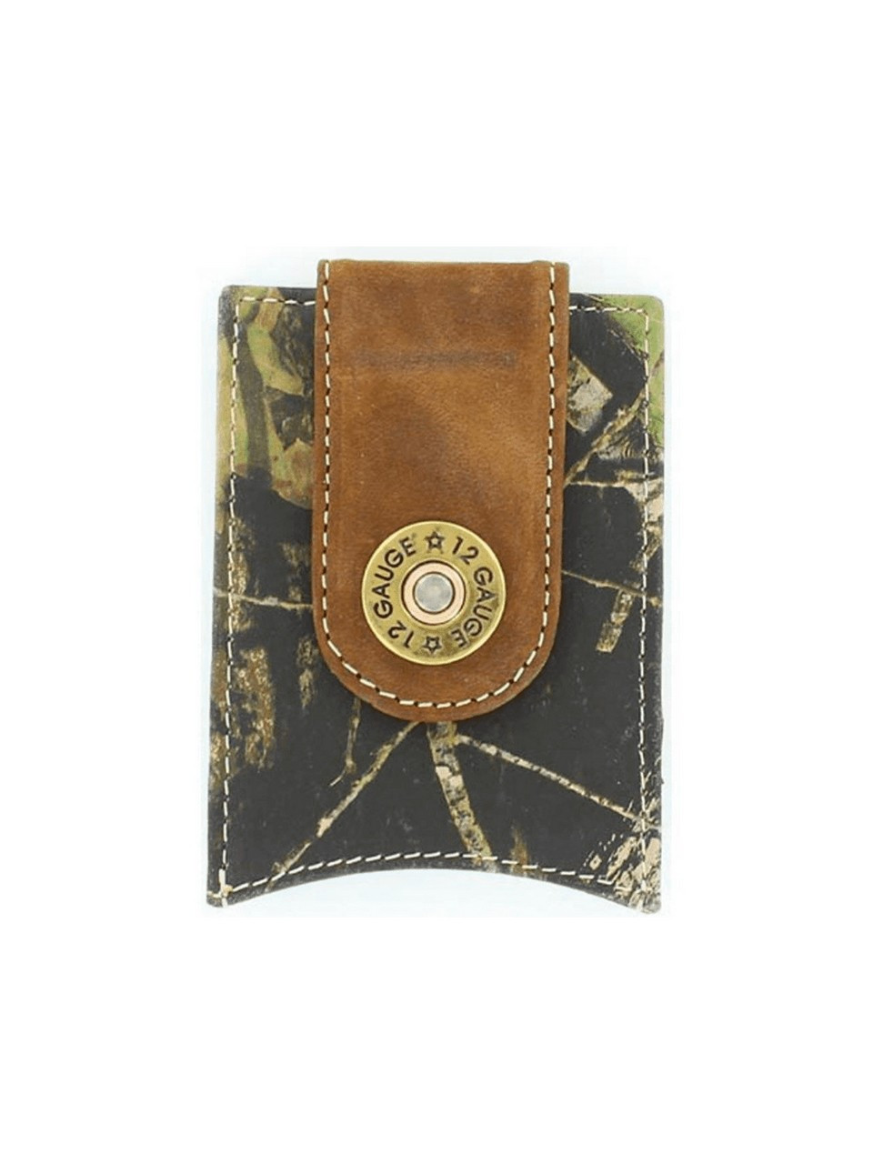 Money Clip Card Holder Black Camo