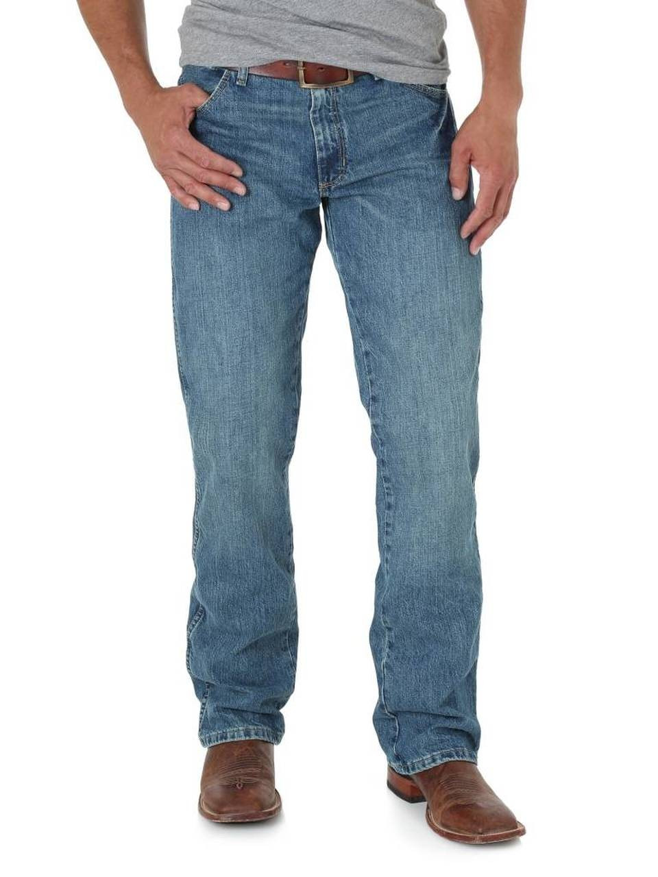 WranglerÂ® RetroÂ® Men's Slim Cut Worn In Jeans