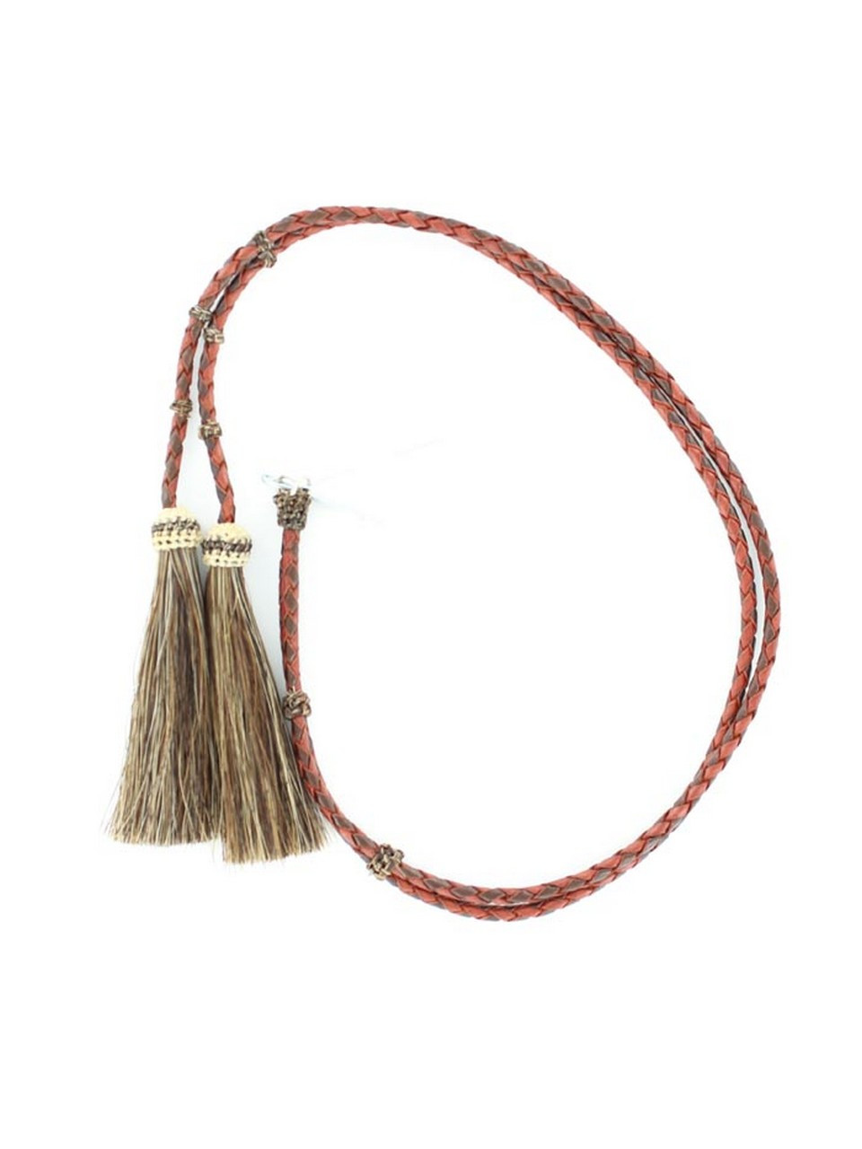 M&F® 2-Tone Braided Leather Horsehair Stampede String