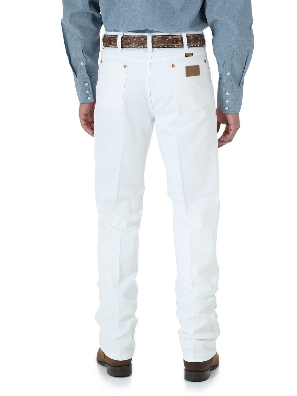 WranglerÂ® Men's White Slim Fit Jeans