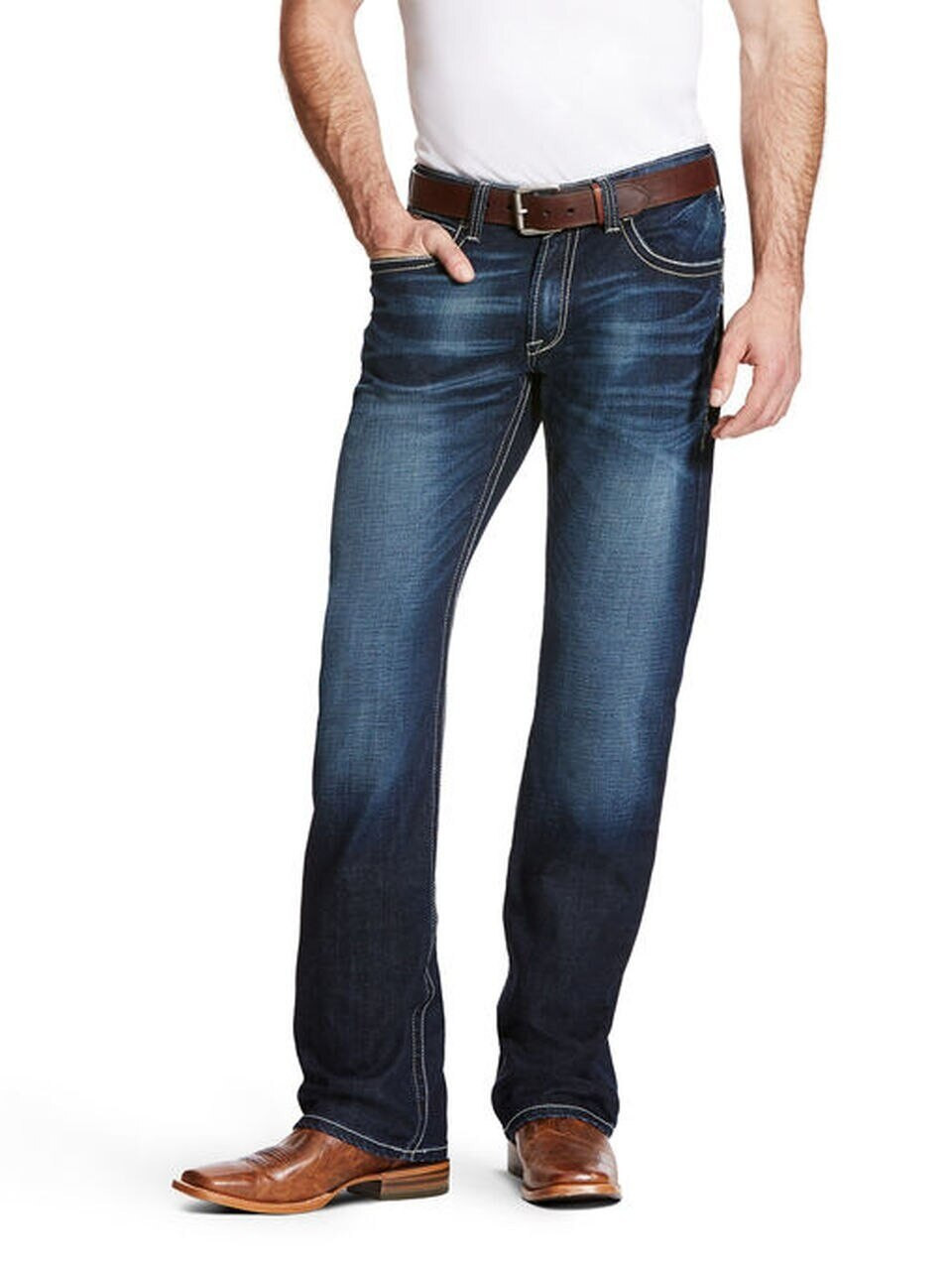 Ariat® Men's Turnout M4 Adkins Low Rise Stretch Bootcut Jeans