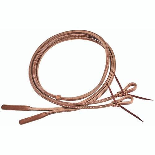 Berlin Leather Rolled Split Rein