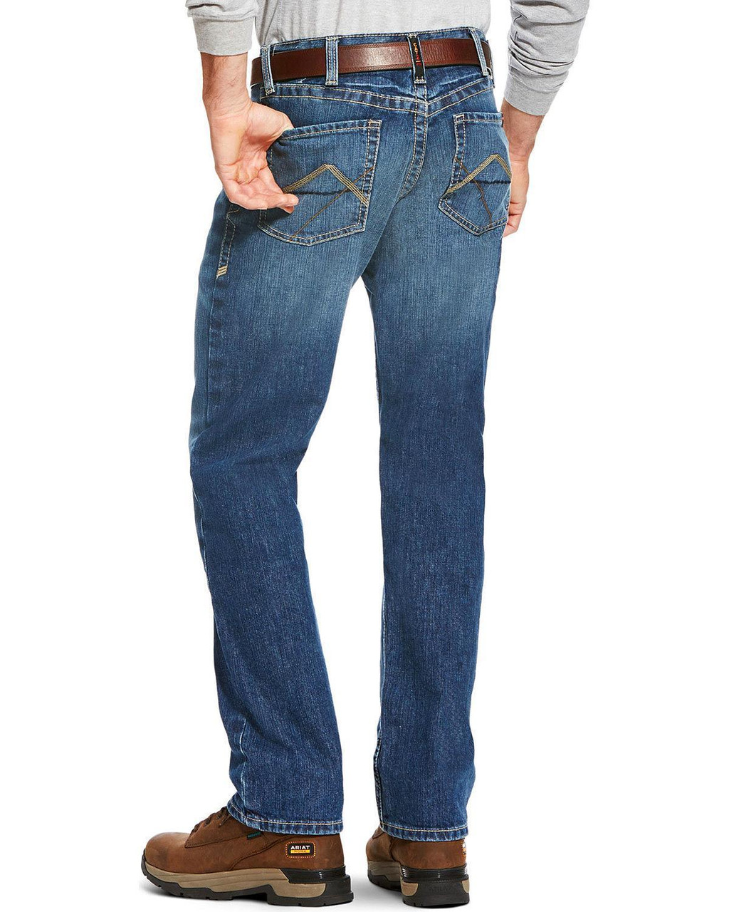 loose fit straight leg jeans