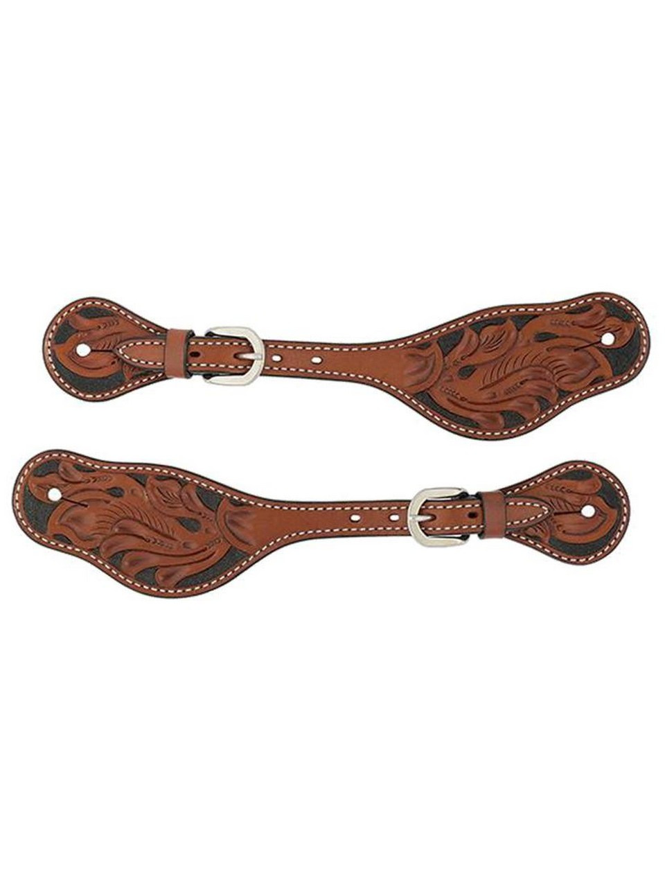 Weaver® Men's Chesnut Floral Spur Straps