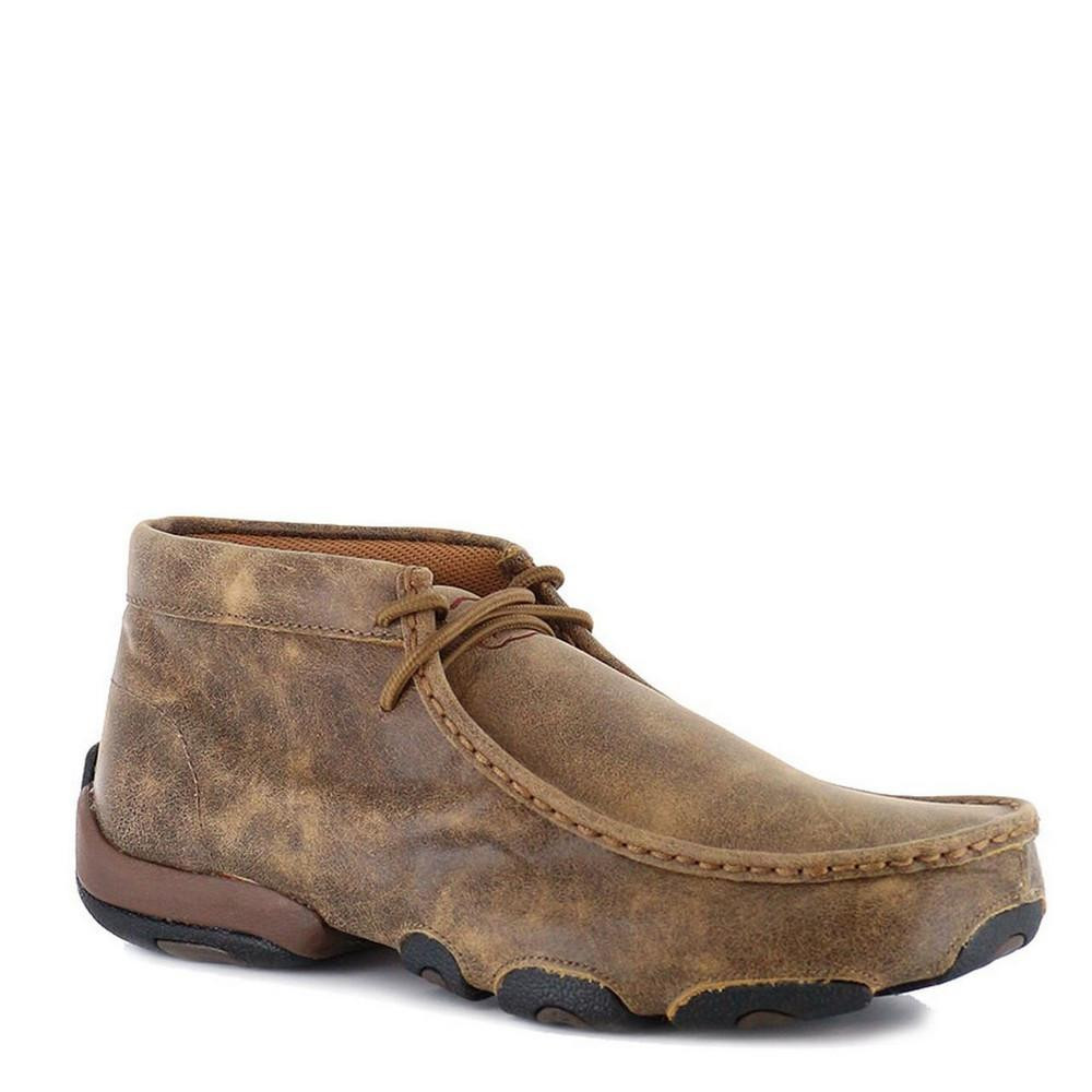 Twisted XÂ® Men's Brown Bomber Driving Moc
